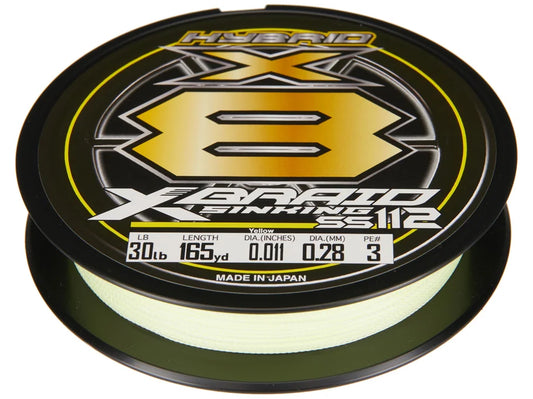 Daiwa X-Braid X8 Sinking Braided Line